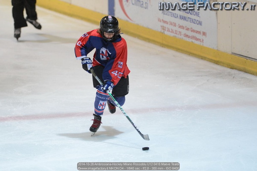 2014-10-26 Ambrosiana-Hockey Milano Rossoblu U12 0416 Maeve Tealdi